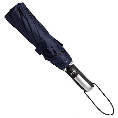 Зонт складной автоматический  Forest BERGEN, диаметр 116 см, 10 панелей, с UV защитой в подарочной коробке, темно-синий