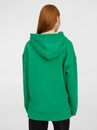 Худи оверсайз унисекс Tolla, зеленое, размер XS/S