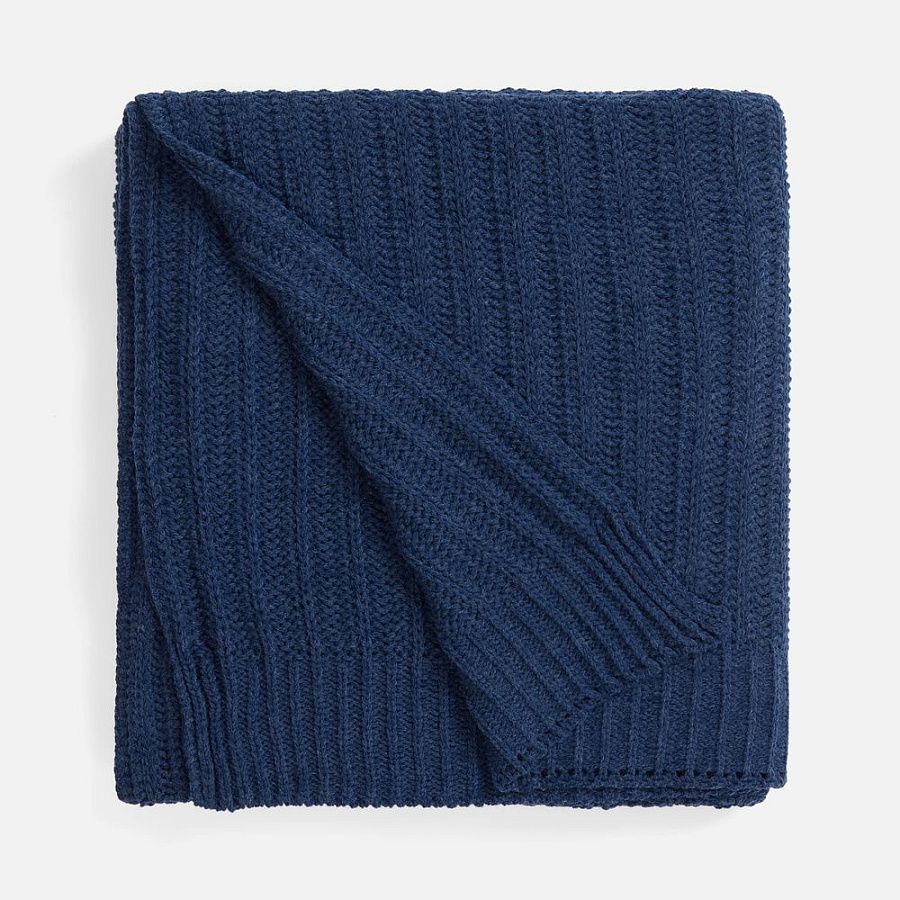 Плед Termoment, синий меланж