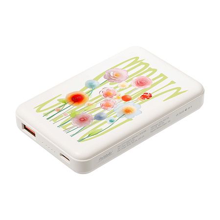 Внешний аккумулятор Largo PD 5000mAh с функцией беспроводной зарядки 15W, белый