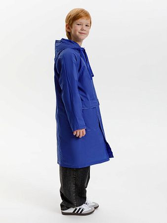 Дождевик детский RainDrop Kids, ярко-синий, размер 8 лет (118-128 см)