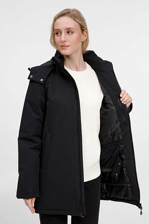 Куртка-парка унисекс Sfera, черная, размер L