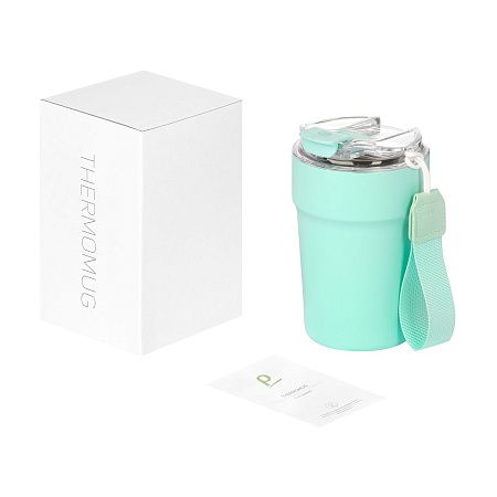 Термокружка вакуумная Monaco, аква