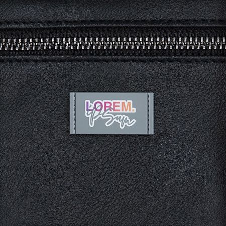 Лейбл из ПВХ Dzeta, XS, серый