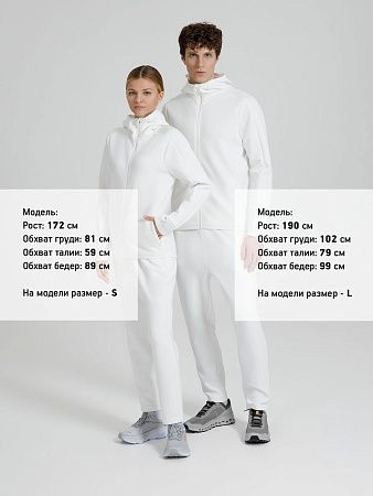 Куртка с капюшоном унисекс Begi, молочно-белая, размер S