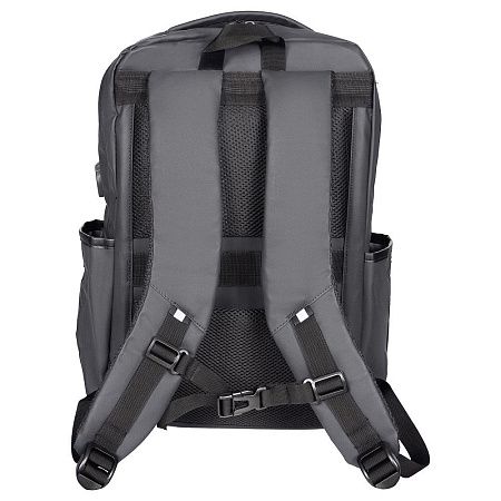 Городской рюкзак Space  с отделением для ноутбука, водоотталкивающий, нейлоновый, синий