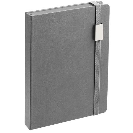 Ежедневник New Factor Metal, серый