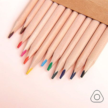 Цветные карандаши KINDERLINE middle,12 цветов