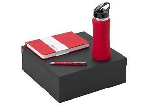 Подарочный набор "Color it" с блокнотом, металлической ручкой и бутылкой