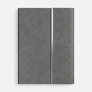 Ежедневник Petrus Flap, недатированный, серый
