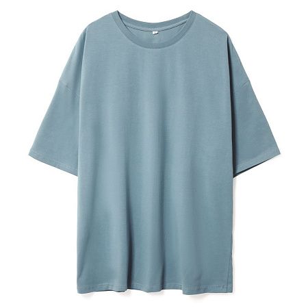 Футболка унисекс оверсайз Crosstown, серо-зеленая, размер XL